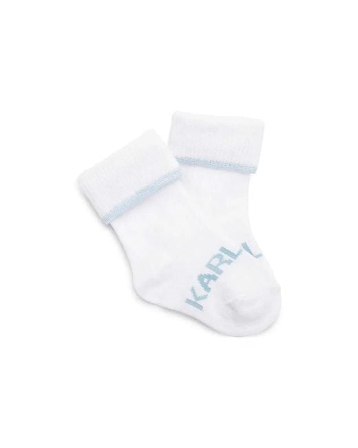 Karl Lagerfeld White Set 2 Socks