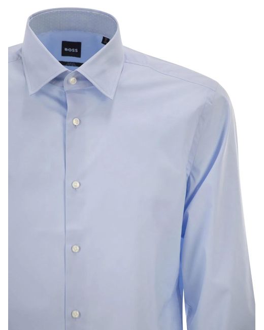 Boss Blue Slim Fit Shirt for men