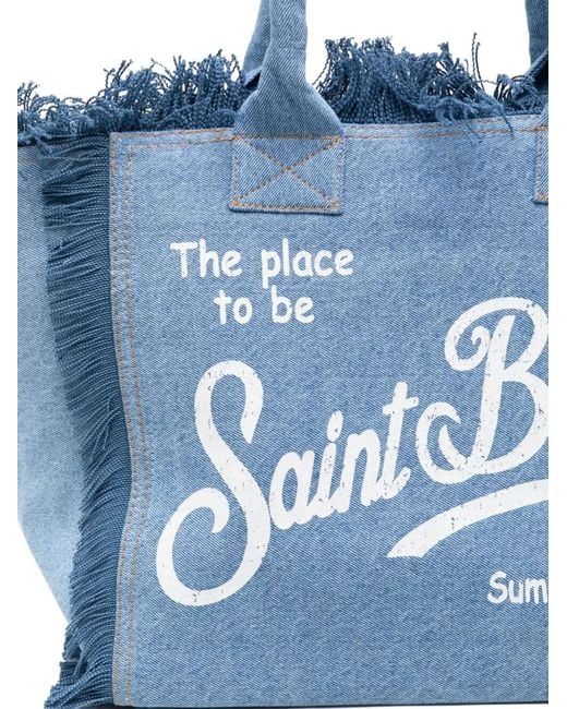 Mc2 Saint Barth Blue "Vanity" Tote Bag