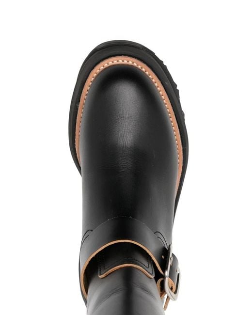 Sacai Black Engineer Boots
