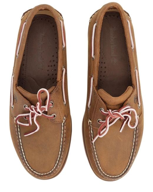 Timberland Brown Moccasin Classic Boat for men