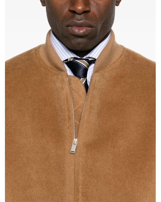 Lardini Brown Wool Jacket for men
