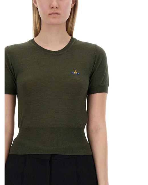 Vivienne Westwood Black Jersey With Logo