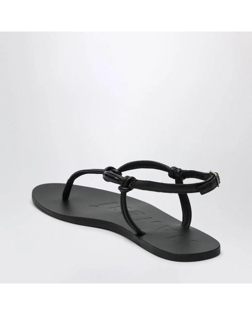 Manebí Brown Manebi Leather Flipflops