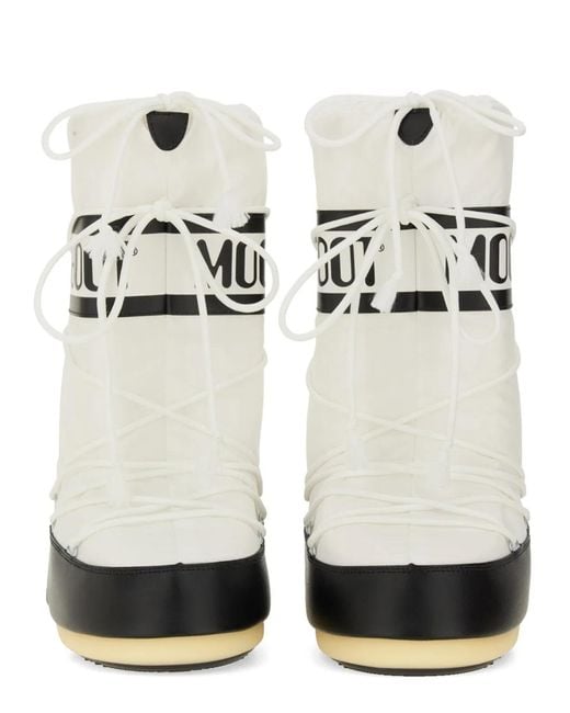 Moon Boot White "Icon" Boot