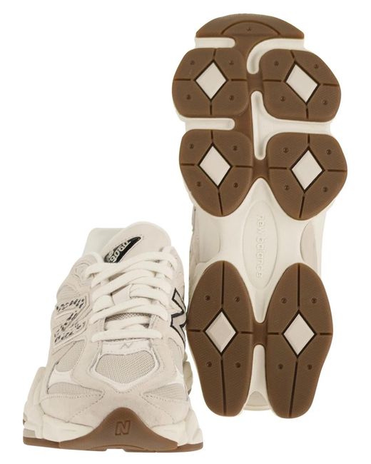 New Balance White 9060