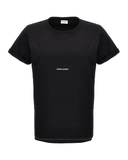 Saint Laurent Black Rive Gauche' T-Shirt for men