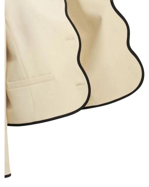 Valentino Natural Crepe Couture Blazer