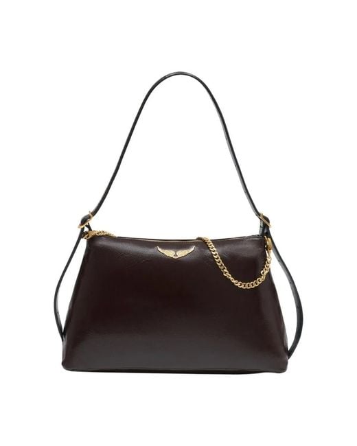 Zadig & Voltaire Black Zadig&Voltaire Jim Vintage Shoulder Bag