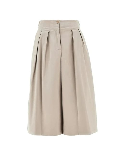 Emporio Armani Natural Pleated Trousers