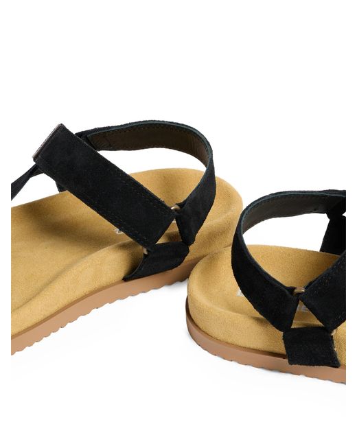 DSquared² Black Calf Polyester Cargo Sandals