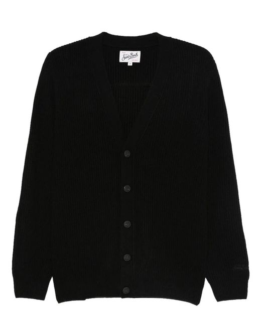 Mc2 Saint Barth Black Wool Jacket for men