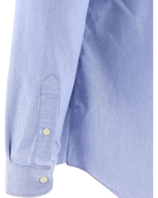 Polo Ralph Lauren Blue Cotton Shirts for men