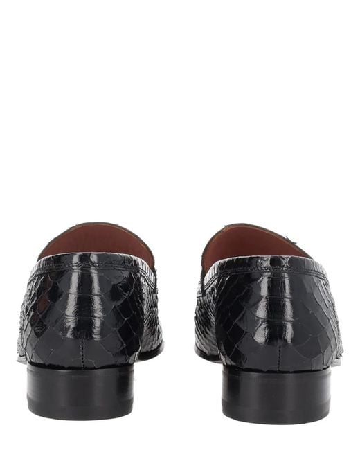 Paris Texas Gray Leather Loafers