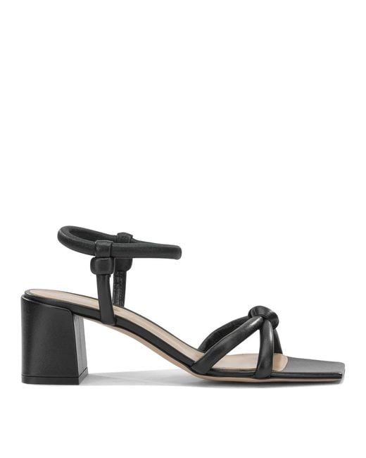 Gianvito Rossi Black "Juno 55 Mm" Heeled Sandals