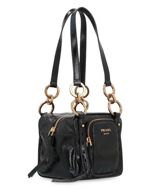 Prada Black Mini Dangle Handbag