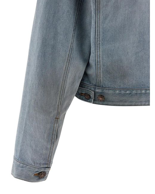 Balenciaga Blue Double Layer Jacket