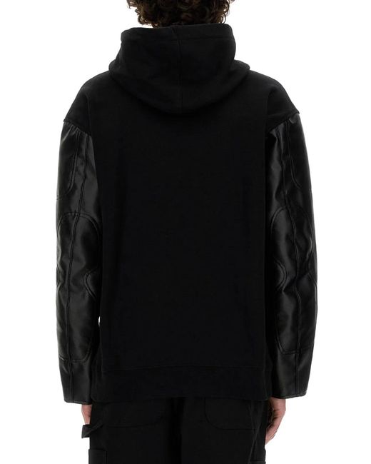 Junya Watanabe Black X Flap Sweatshirt for men