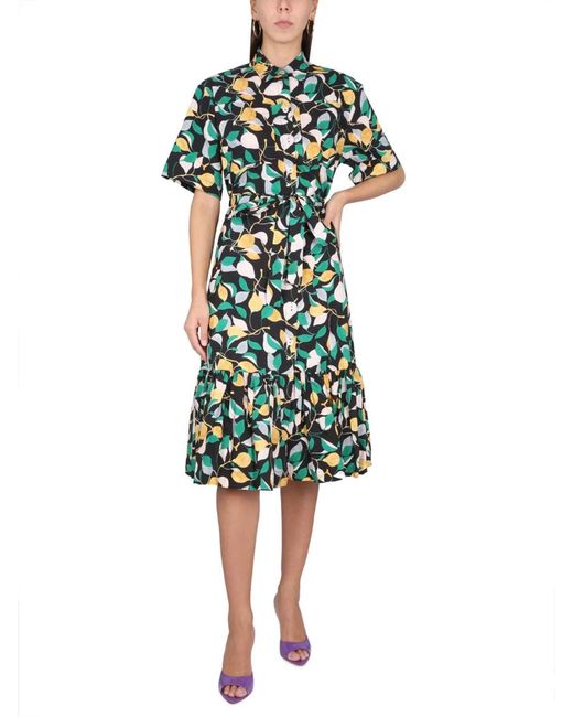 LaDoubleJ Green La Doublej Shirt Dress With Belt