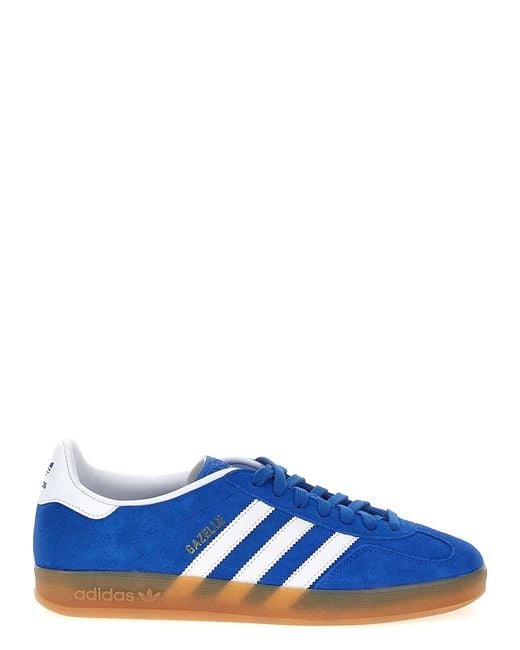 Adidas Originals Blue 'Gazelle Indoor' Sneakers for men
