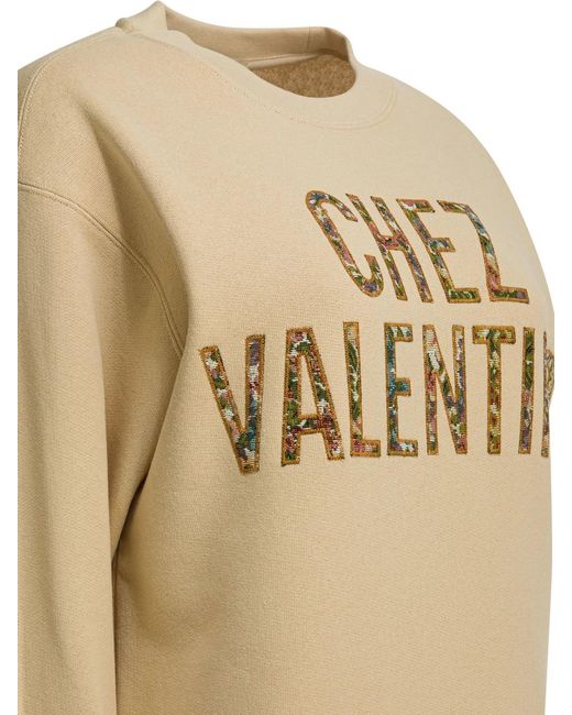 Valentino Natural Cotton Sweatshirt