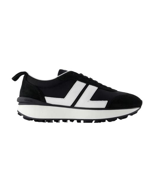 Lanvin Black Leather Sneaker
