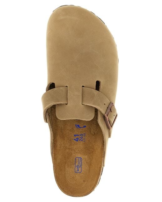 Birkenstock Brown 'Boston' Sabots