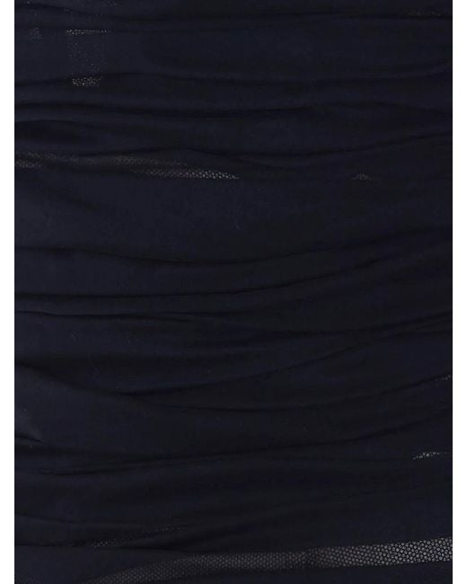 Balenciaga Blue Fitted Bustier Top