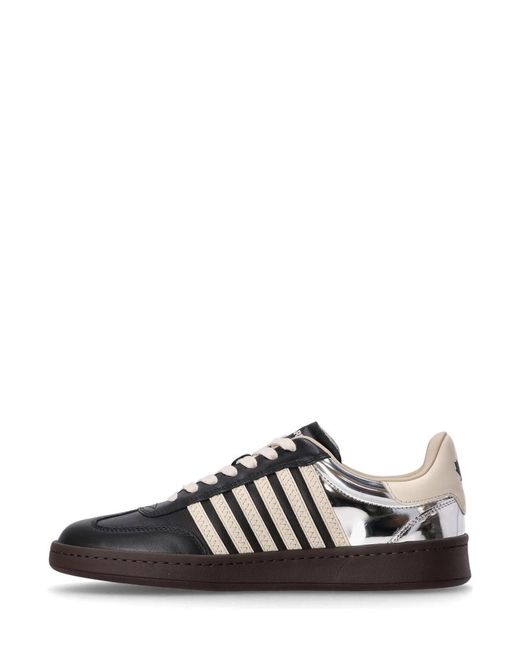 DSquared² Black Boxer Sneakers for men