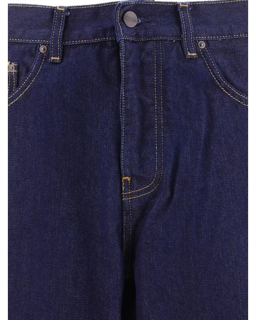 Carhartt Blue Organic Cotton Jeans for men