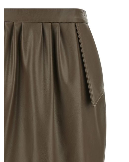 Stella McCartney Green High Waist Skirt