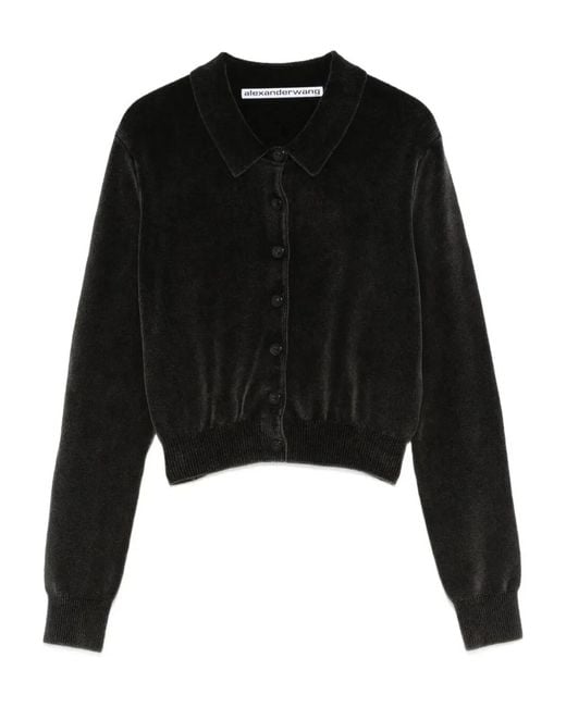 Alexander Wang Black Cotton Sweaters
