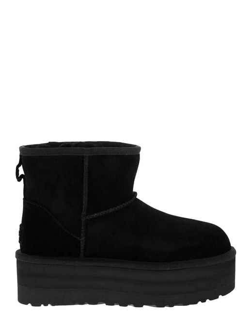 Ugg Black Classic Mini Platform