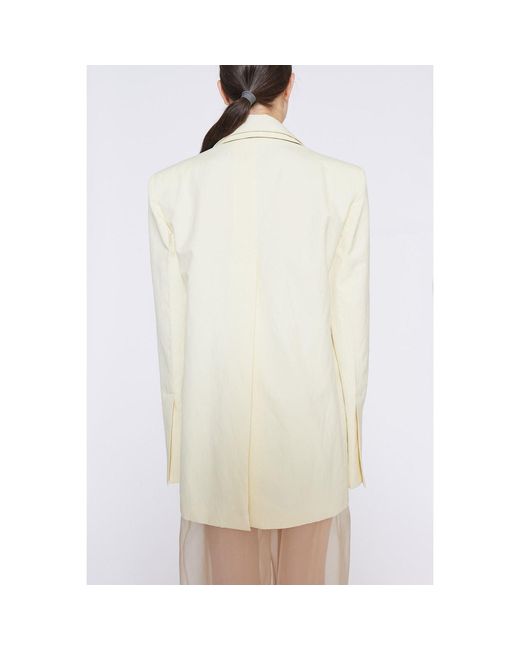 Max Mara White Spstenuta Jacket