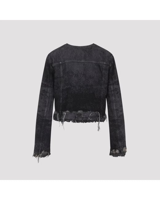 DIESEL Black Degraffyfsh Jacket