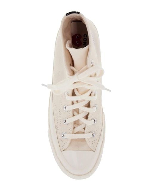COMME DES GARÇONS PLAY White Converse Hi Top Small Heart for men