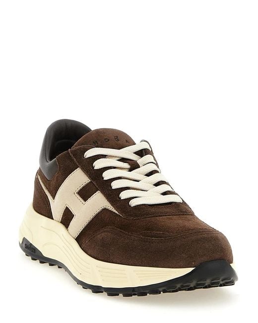 Hogan Brown Hyperlight' Sneakers for men