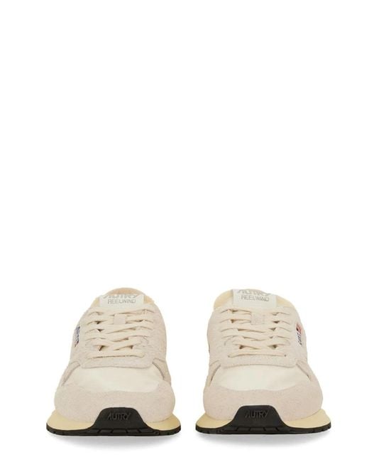 Autry White Sneakers "Reelwind Low" for men