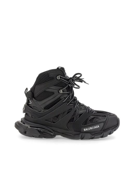 Balenciaga Black Track Hike High-Top Sneakers