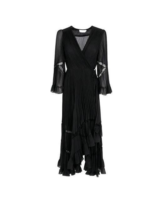 Twinset Black Elastane Dress