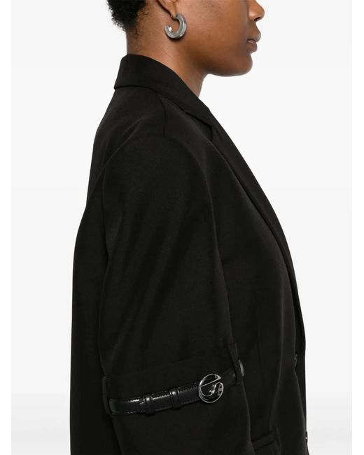Coperni Black Logo Belted Blazer