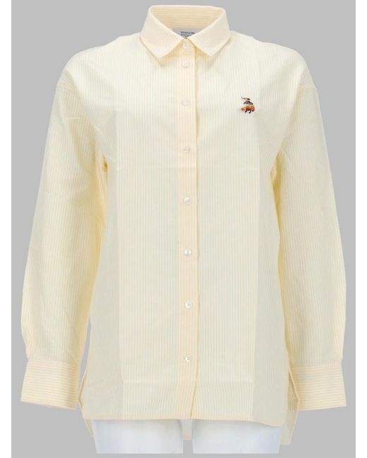 Maison Kitsuné Natural Maison Kitsuné Camicia Casual "Dreaming Fox"