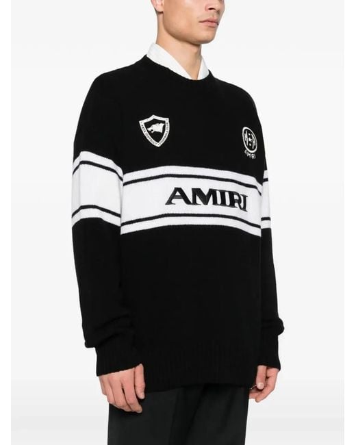 Amiri Black Sport Sweater for men