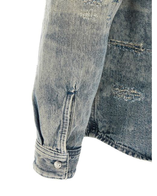 DIESEL Gray 'D-Simply' Shirt for men
