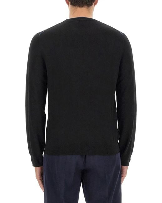 Paul Smith Black Ps Paul Smith Jersey With Logo for men