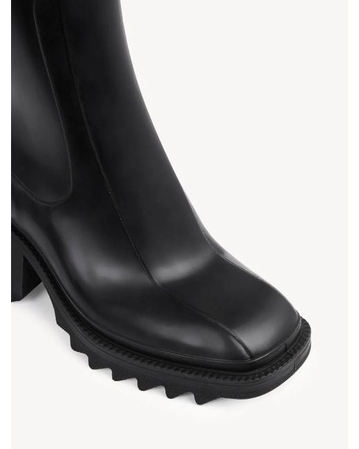 Chloé Black Betty Rain Boots