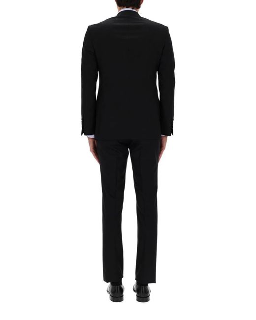 Tom Ford Black Abito "Grand Overcheck Shelton" for men