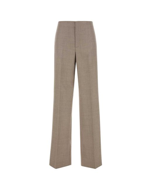 Moschino Couture Cappuccino Wool Pant in Natural | Lyst