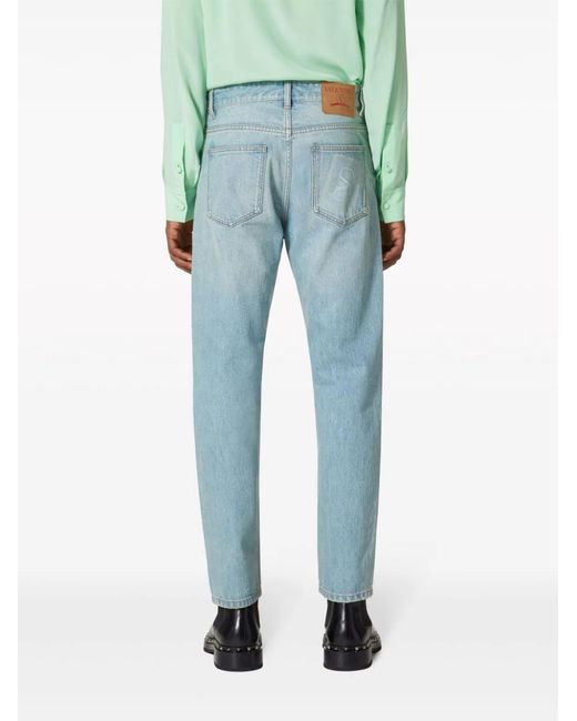 Valentino Blue Denim Pants for men