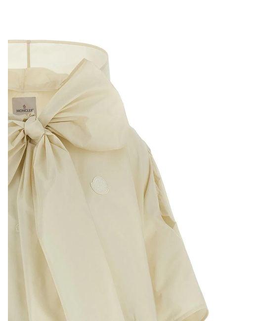 Moncler Natural Taffeta Cape